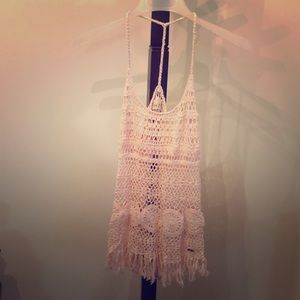 Pink Hollister festival tank